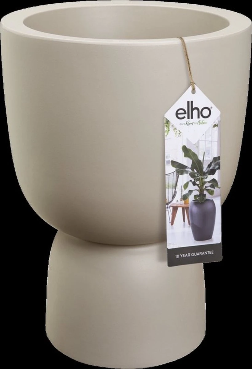 Elho Pure Coupe 41 - Bloempot Voor Binnen & Buiten - Ø 41.3 X H 57.9 Cm - Beige/Balanced Beige 11 Elho Pure Coupe 41 - Bloempot Voor Binnen & Buiten - Ø 41.3 X H 57.9 Cm - Beige/Balanced Beige - Image 9