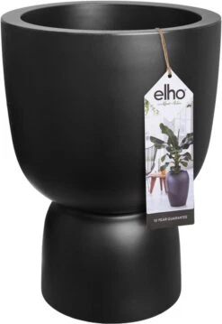 Elho Pure Coupe 41 - Bloempot Voor Binnen & Buiten - Ø 41.3 X H 57.9 Cm - Zwart/Zwart -Tuinmeubel Verkoop 825x1200 2