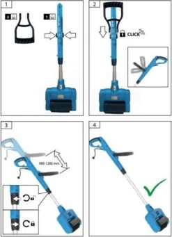 Güde Elektrische Oppervlakte- En Voegenreiniger - MET Telescopische Stang & 4 Voegenborstels - GUB 500 -Tuinmeubel Verkoop 868x1200