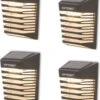 4x HOFTRONIC Dono - Solar Wandlamp Buiten - IP65 Waterdicht - Wintersolar Technologie Monokristal Zonnepaneel - 3000K Warm Wit (sfeervol) - Solar Tuinverlichting Zonne Energie -Tuinmeubel Verkoop 897x1200 1
