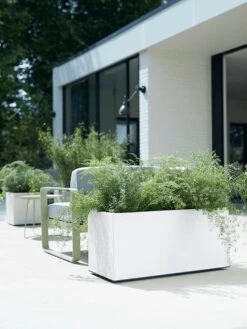 Elho Vivo Matt Finish Lang Wielen 90 - Grote Staande Plantenbak Voor Binnen & Buiten - Gemaakt Van Gereycled Plastic - L 39 X W 88 X H 41 Cm - Zwart -Tuinmeubel Verkoop 900x1200 7