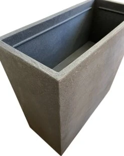 4gardenz® Stone Rechthoekige Bloembak Voor Buiten - 60x60x26cm -Tuinmeubel Verkoop 952x1200